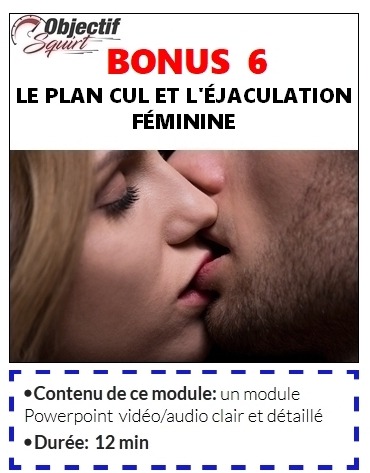 Le bonus 6 de la méthode sexuelle