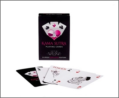 Des cartes à jouer du Kamasutra