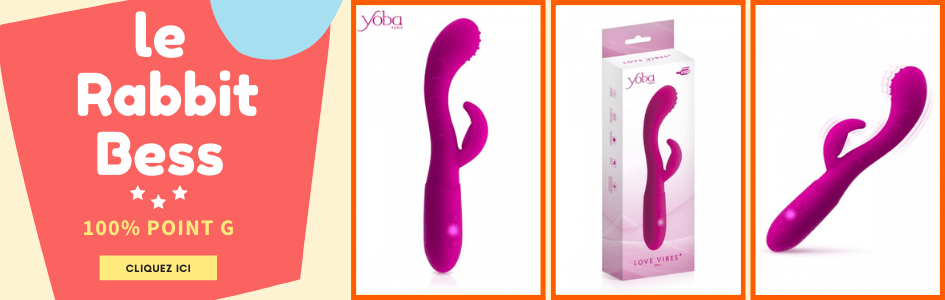 Le Rabbit Bess, un dildo vibrant pour le point G