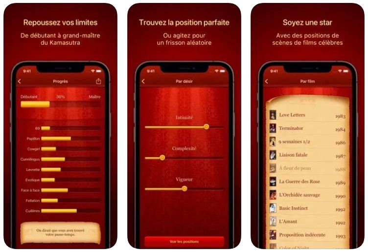 Téléchargez cette application de Kamasutra Une appli 100% Kamasutra (smartphone et tablette)