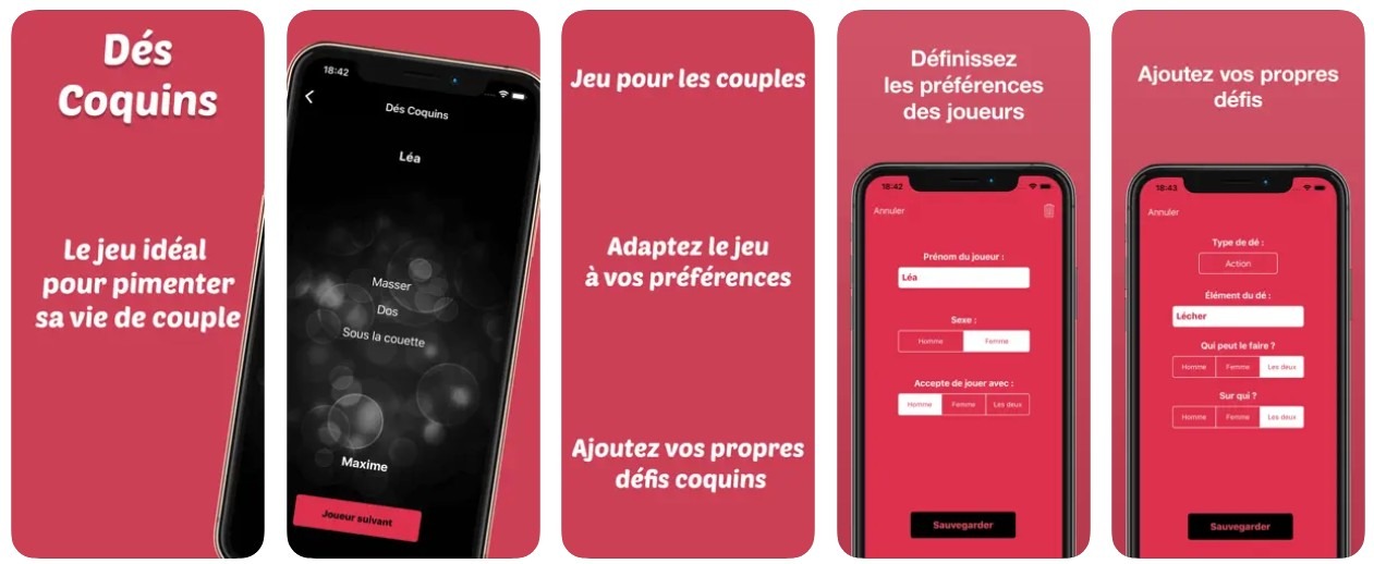 Une appli de dés sexy pour smartphone et tablette Une appli de dés sexy